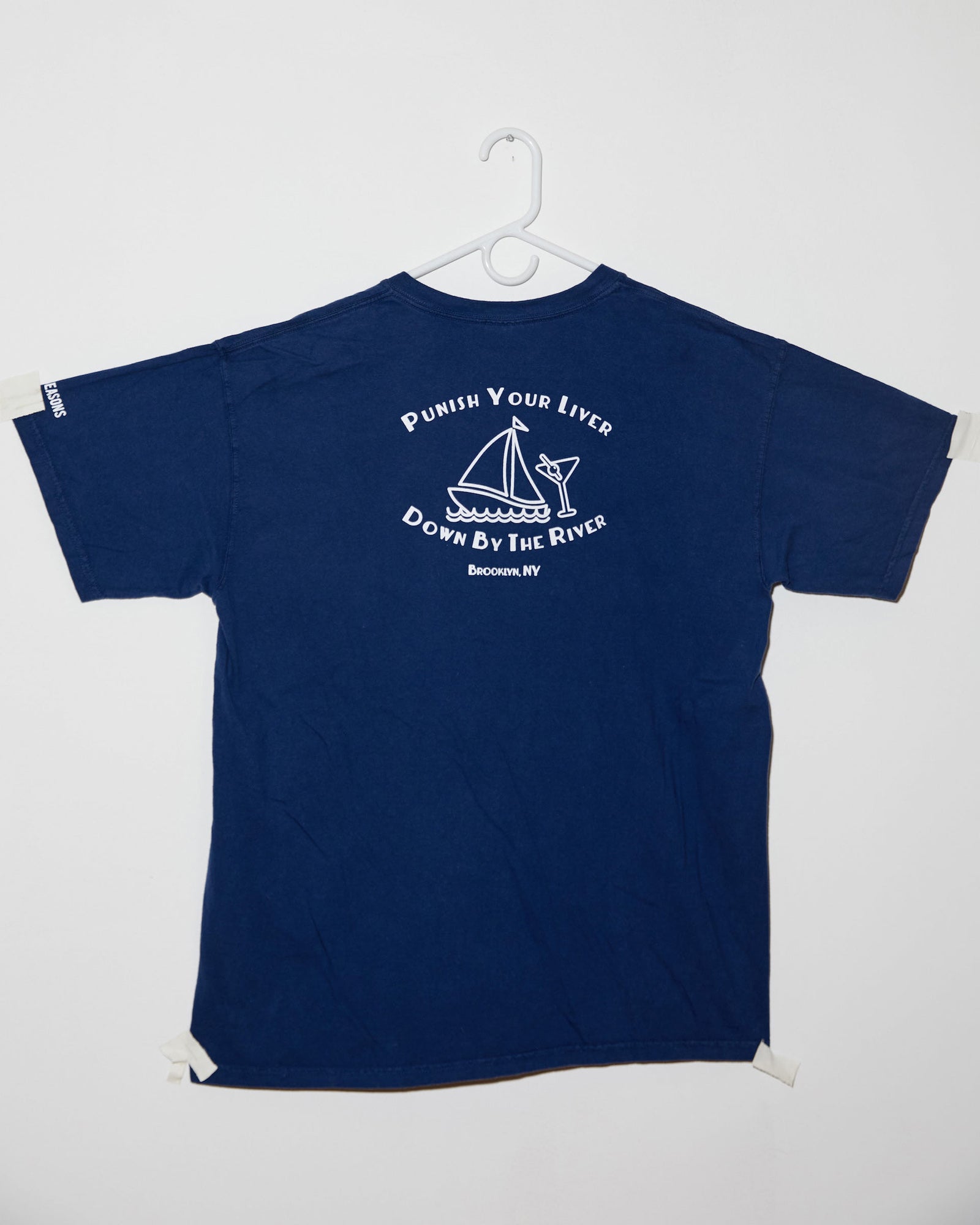 Brooklyn Yacht Club — Brooklyn Yacht Club GPS tee - Blue Fade